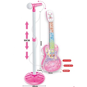 Ensemble de jouets guitare et microphone 2 en 1 pour filles, jouet de chanteuse pour enfants, instruments de musique pour enfants - Product Image 3