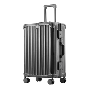 Large Capacity Business Travel Trolley Luggage <b>Suitcase</b> Aluminum Frame Wear Resistant with Universal Wheels - Product Image 1