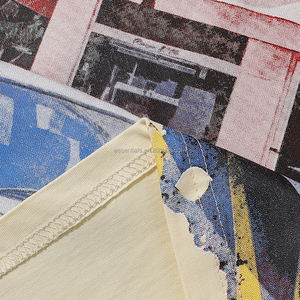 Maglietta Godspeed 2025 Qualità Originale 100% Cotone Streetwear Oversize con Spalle Cadenti Manica Corta Stampa Vintage per Uomo - Product Image 6