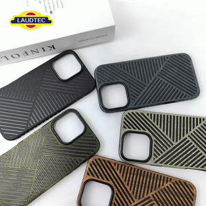 เคสโทรศัพท์มือถือ Laudtec กันกระแทก ไม่มีที่จับ ผลิตจากหนัง ป้องกันรอยนิ้วมือ สำหรับ iPhone 17 16 15 Pro Max - Product Image 1