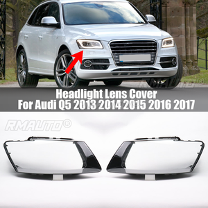 ฝาครอบไฟหน้าใส สำหรับ Audi Q5 ปี 2013 2014 2015 2016 2017  เลนส์ครอบไฟหน้า  ฝาครอบโคมไฟ  ทำจากพลาสติกใส - Product Image 1