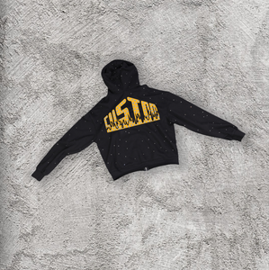 Ensemble de sweats à capuche et pantalons de survêtement unisexe 100% coton pour hommes, logo personnalisé, broderie OEM, service surdimensionné, hiver - Product Image 2