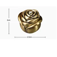 Urna Conmemorativa de Lujo para Mascotas con Incrustaciones de Diamantes en Forma de Rosa, Recipiente Metálico para Guardar Cenizas de Animales Pequeños, Reptiles y Anfibios, Caja Funeraria para Cremación