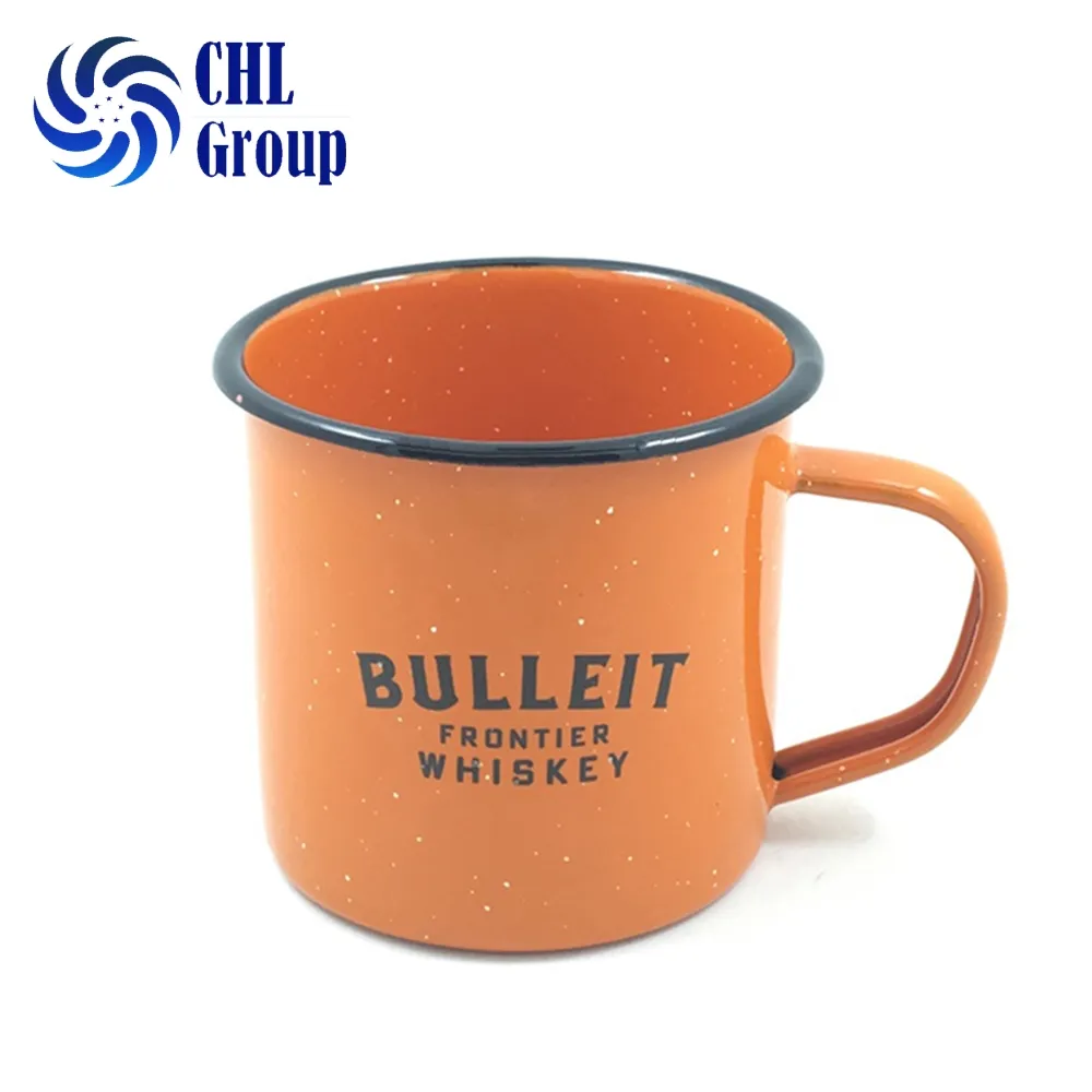 Günstiger Preis China Lieferant Produktion 20oz 24oz Gusseisen Förderung Großhandel Emaille Tee tasse Emaille Tasse