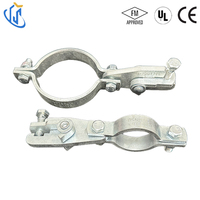 Attelle anti-oscillation pour tuyaux sismiques avec finition en zinc et support OEM pour systèmes d'incendie à gicleurs NFPA 13