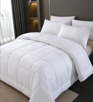 Couette d'hôtel en vrac, garnissage coton/laine polyester blanc, toutes saisons, écologique, certifiée