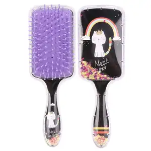 Hot Selling Cute Kids Portable Cartoon Hair Brush Comb Hairdressing Air Cushion Comb Hair Brush Massage