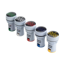 Logo personalizzabile indicatore LED interruttore a pulsante ampia tensione IP65 livello 10A Max. Corrente di plastica struttura elettronica