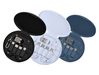 Câble de données universel multifonctionnel 6 en 1 USB C Cable Storage Kit OTG Adapter Charger Travel Set Multi Connector Eject Pin