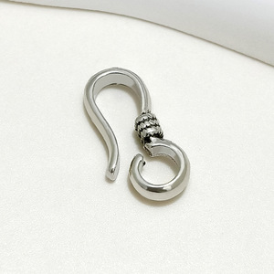 <b>S</b>-Shaped <b>Hook</b> Necklace Clasp Antique Silver Plated For Necklace Making DIY Jewelry Accessory - Product Image 1