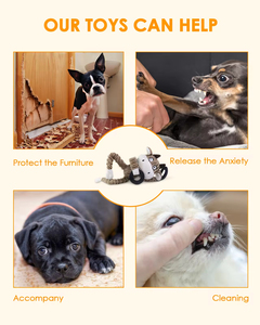 Juguete de Peluche de Mono para Perros, para Entrenamiento Dental, con Sonido, para Masticar y Jugar Interactivo - Product Image 4
