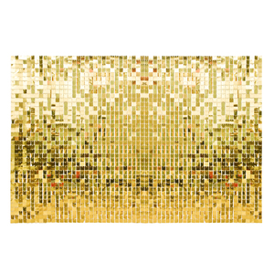 Pannello Esagonale Moderno Vintage Cinese con Paillettes Lucide Attivate dal Vento per Sfondo Lampeggiante per Matrimoni e Feste di Compleanno - Product Image 2