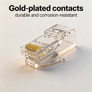 Conector Modular RJ45 Cat6 Transparente de Alta Calidad XL-560B, Conector de Paso de 8 Pines, Conector <span class=keywords><strong>Ethernet</strong></span> UTP para Redes - Product Image 3