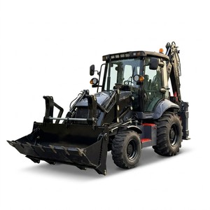 Chargeuse-pelleteuse multifonctionnelle 4x4 avec accessoires rapides, brise-roche, tarière, sièges pivotants pour la construction et l'agriculture - Product Image 1
