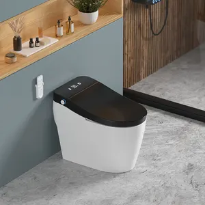 Автоматический сенсорный смыв, автоматическая керамическая Цельный унитаз, умный электрический туалет, биде, ванная комната, умный туалет