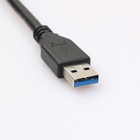Câble USB 3.0 SuperSpeed de 3 pieds (A vers B) avec conducteur en cuivre pur et blindage en feuille pour imprimantes, lecteurs de codes-barres et ordinateurs