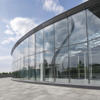 Wärmegebogenes Architekturglas nach Maß für Oberlichter, Vordächer und Aufzugsverkleidungen