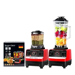 motor juice 6pcs, 9525 3500w popular single cup 2.5l home and business blender for beauty/
