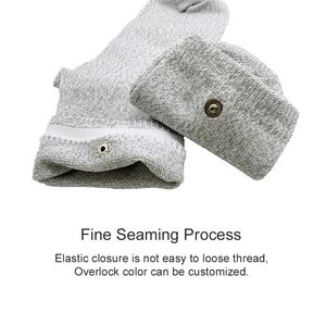 Calcetines de masaje de pies de reflexología de acupresión conductora de fibra de plata, hilo reciclado ecológico para terapia de electrodos - Product Image 6