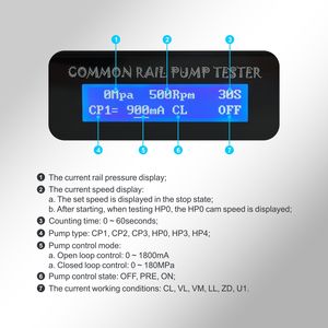 <span class=keywords><strong>Common</strong></span>-<span class=keywords><strong>Rail</strong></span>-Pumpen <span class=keywords><strong>tester</strong></span> Diesel CRP880 mit DRV-Funktion, <span class=keywords><strong>Common</strong></span>-<span class=keywords><strong>Rail</strong></span>-Injektor-Impuls erkennungs <span class=keywords><strong>tester</strong></span> mit elektrischer Einspritzung - Product Image 5