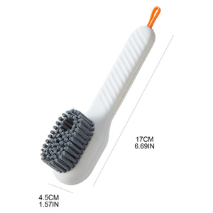 Trend 2025 New Eco-Friendly ABS+TPR Washing Soft Clothes Sneaker Cleaning Multifunctional Liquid <b>Shoes</b> Brushes Dispenser - Product Image 2