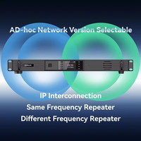 Répéteur professionnel 50W DMR POC à double bande numérique et analogique pour radio VHF UHF GSM, avec interconnexion réseau ad hoc PDT et trunking numérique