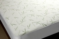 Protège-matelas imperméable en bambou respirant, hypoallergénique et anti-acariens, de luxe, en gros