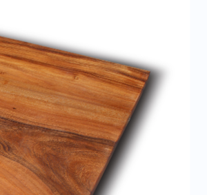 Encimera de lujo de color madera natural, encimera de bloque de carnicero grande y ancha de grano de madera sólida