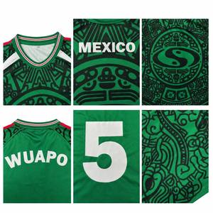 Jersey Sepak Bola Kustom |   Kaos Sepak Bola Lengan Pendek Bahan Polyester 100% Cetak Digital Bernapas |   Produsen Seragam Tim OEM - Product Image 3