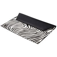 Porte-documents personnalisé pour femme avec motif zèbre, grande capacité, pour présentations
