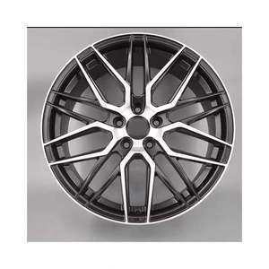 Rueda de aluminio forjado con llanta negra 6x139,7 para <span class=keywords><strong>Ferrari</strong></span> 488 para Porsche 992,2 Carrera 5x112 5x127 5x120 Rims19 100mm PCD 20mm ET - Product Image 5