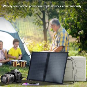 Pannello Solare Pieghevole Portatile 14W per Campeggio e Emergenze, Alimentatore Fotovoltaico per Ricarica Solare - Product Image 3