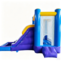 Château Gonflable Personnalisé pour Garçons et Filles, Toboggans Gonflables Extérieurs, Prix Usine, Combinaison Château Gonflable GOLDEN ART Y-145, Capacité 4 Personnes