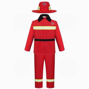 장난감 및 액세서리가있는 어린이를위한 할로윈 및 생일 소방관 의상 세트 - Product Image 4