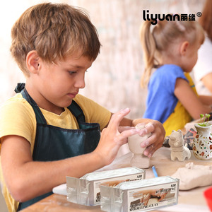 Kit de <span class=keywords><strong>Pâte</strong></span> <span class=keywords><strong>à</strong></span> <span class=keywords><strong>Modeler</strong></span> Auto-<span class=keywords><strong>Durcissante</strong></span> Non Cuite pour <span class=keywords><strong>Sculpture</strong></span> Céramique Éducative, Emballage Sous Vide, Non Toxique, pour Débutants en Poterie - Product Image 6