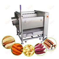 Pomme de terre gingembre igname éplucheuse de légumes et de fruits éplucheuse de carottes machine à laver gingembre lavage éplucheuse