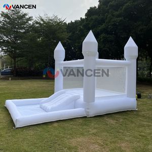 8x13x8ft trẻ em trắng Bounce House <span class=keywords><strong>Inflatable</strong></span> với slide và bóng Pit với Oxford vải <span class=keywords><strong>Toddler</strong></span> Bounce House cho mềm chơi bên - Product Image 5