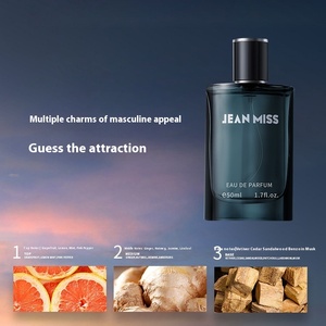 JEAN MISS Colonia en Spray de Larga Duración de 50 ml para <span class=keywords><strong>Hombre</strong></span> - Fragancia Amaderada Azul Wilderness - Product Image 3