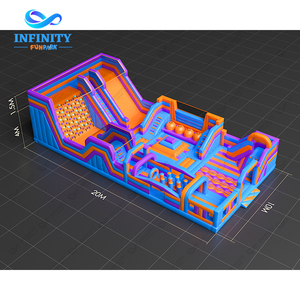 Parco Divertimenti Gonfiabile Personalizzabile, Area Giochi Commerciale in PVC per Bambini, Mega Area Salti in <span class=keywords><strong>Vendita</strong></span> - Product Image 6