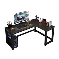 Escritorio de Esquina en Forma de L Personalizado para Juegos Electrónicos, Escritorio de Computadora para el Hogar, Estudio, Dormitorio u Oficina con Opciones de Personalización