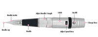 Machine de tatouage pour cosmétique et maquillage permanent, kit rotatif numérique, stylo à tatouer, go2ie des sourcils