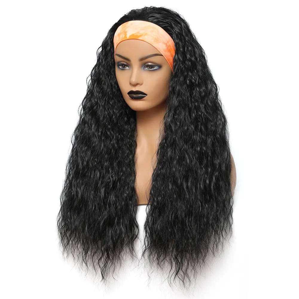 100% vierge brésilienne cheveux humains bandeau perruque pas cher en gros perruques de cheveux humains naturels pour les femmes noires vague naturelle aucun dentelle perruque