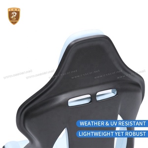 Siège de course en fibre de carbone sèche personnalisé pour simulateur de course <span class=keywords><strong>Ferrari</strong></span>, fauteuil de jeu, siège de simulation E-Sports - Product Image 5