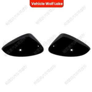 Boîtier de rétroviseur de voiture Vehicle Wolf Lake en ABS noir avec trou pour clignotant côté gauche pour Honda Accord 2018 2022 - Product Image 2