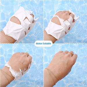 Máscara <span class=keywords><strong>de</strong></span> colágeno soluble en <span class=keywords><strong>agua</strong></span> instantánea <span class=keywords><strong>de</strong></span> etiqueta privada <span class=keywords><strong>para</strong></span> arrugas faciales líneas finas máscara <span class=keywords><strong>de</strong></span> hoja Facial <span class=keywords><strong>de</strong></span> fusión suavizante antienvejecimiento - Product Image 6