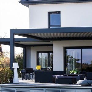 Sconto 2-20% pergolato esterno in alluminio per giardino Area salotto piccolo cortile Patio che copre <span class=keywords><strong>balcone</strong></span> cortile pergolato capannone 1 Set - Product Image 2