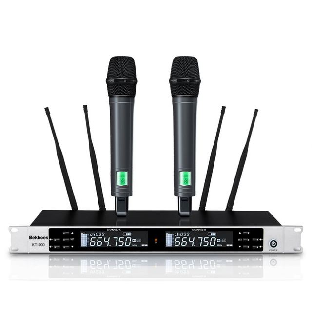 Bekboes High UHF True Diversity Wireless Microphone Sans Fil Microfone Sem Fio Profissional for Church