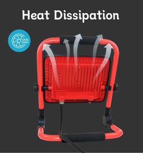 Lámpara de Trabajo LED Portátil de 30W, IP65 Impermeable, AC 220-240V, Alta Calidad, Soporte de Piso Ajustable Multiángulo, Uso en Taller, Haz de Luz de <span class=keywords><strong>120</strong></span>° - Product Image 4