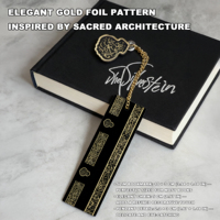 Marque-page islamique de luxe, design Kaaba, chaîne en acrylique dorée, cadeau musulman, marqueur de lecture du Coran, cadeau de l'Aïd Ramadan, papeterie