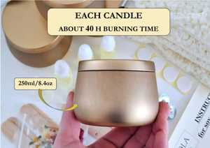 Kit Grande para Hacer Velas con Cera de Soja y Flores Secas, Kit de Velas DIY, Kit de Manualidades <span class=keywords><strong>Hazlo</strong></span> Tú <span class=keywords><strong>Mismo</strong></span> - Product Image 5